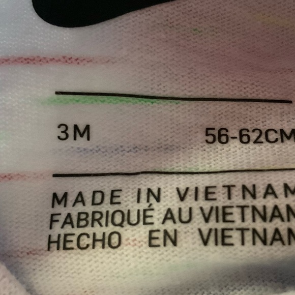 Nike Baby Boy Romper with Logo 3 months - Picture 3 of 4